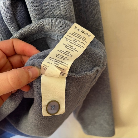 Merrill 1/4 button up pull over women’s Large Blue - Picture 10 of 10